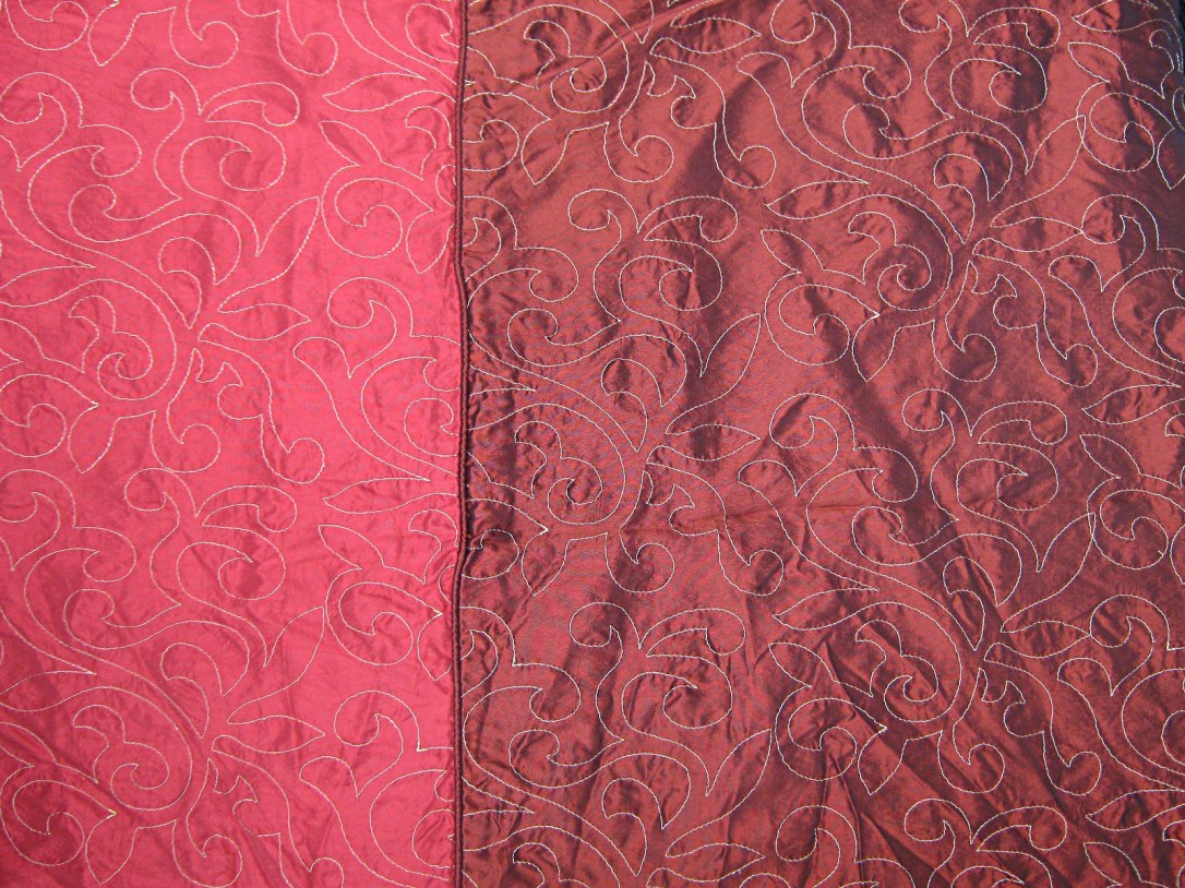 Red-and-black-shot-red-satin-2-shade-gold-abstract-floral-embroidered